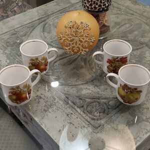 𝅺winterling Bavaria (1960) Fine Porcelain Cups